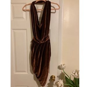 NWOT Naked Wardrobe Velvet Dress